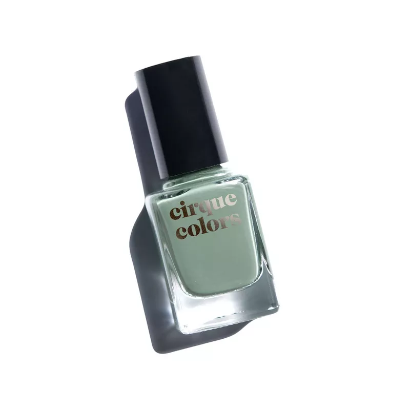 Cirque Colors Creme Nail Polish, Central Park After Dark khaki green nail polish