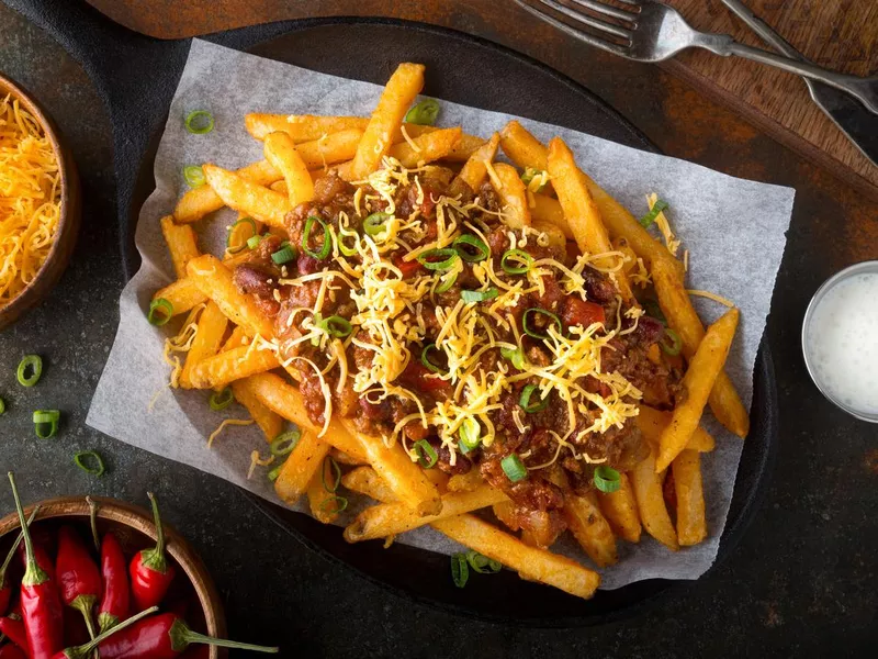 Spicy Chili Cheese Fries