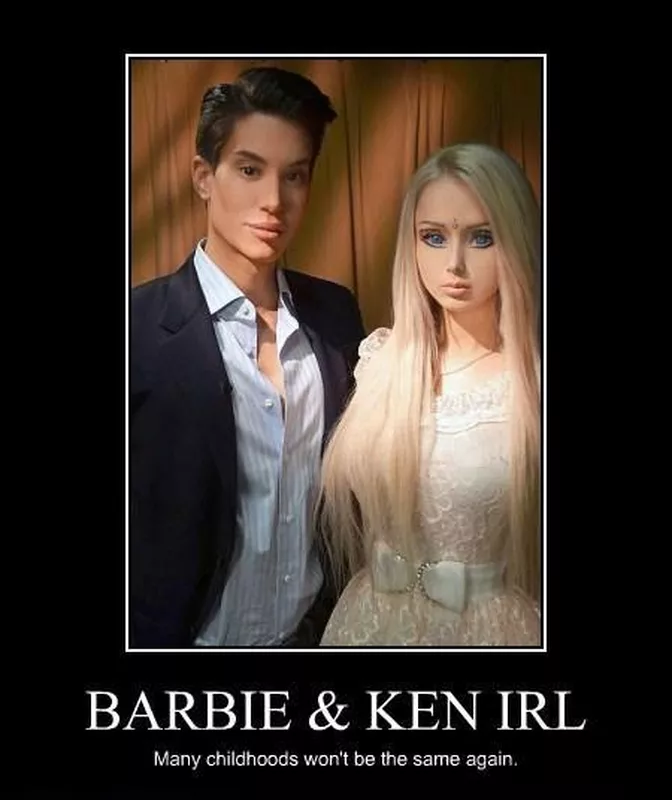 Barbie and Ken look alikes