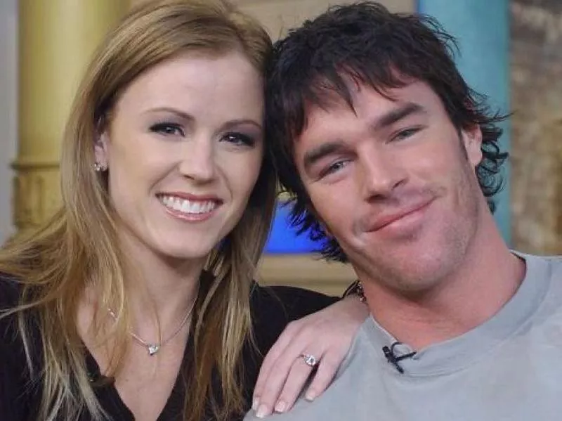 Trista Rehn and Ryan Sutter posing