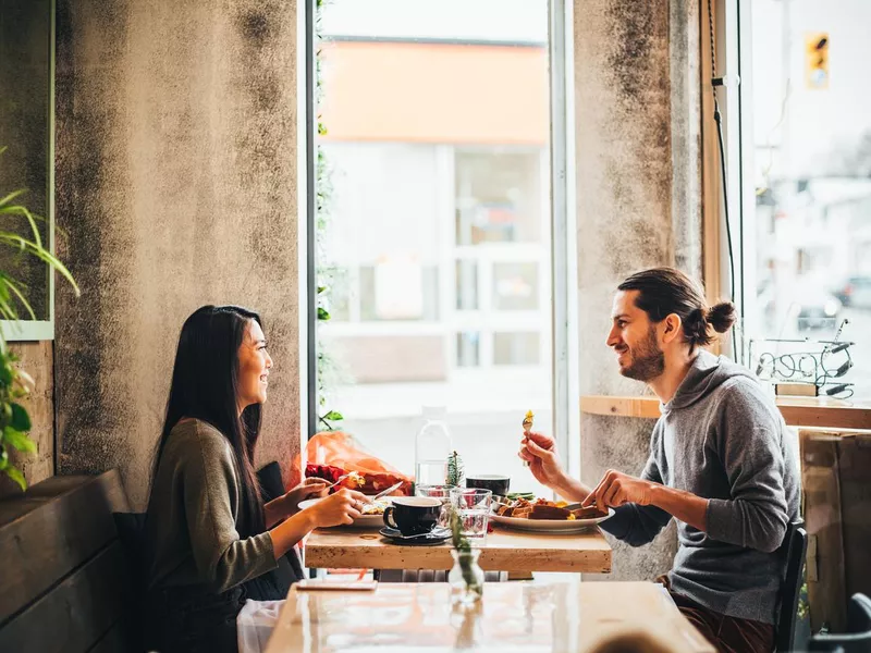 Valentine's Day date at the Bistro