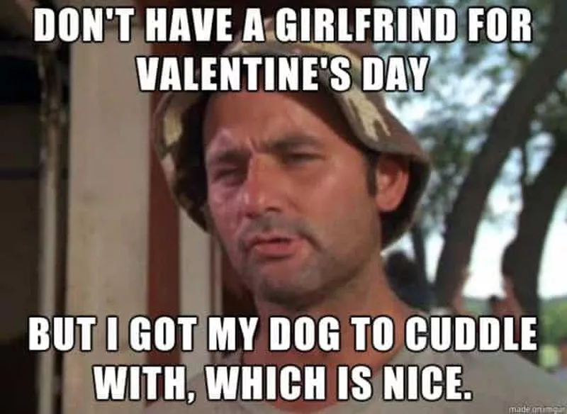 Caddyshack Valentine's Day meme