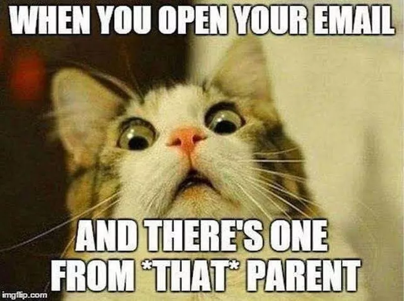 Teacher meme about difficult parents