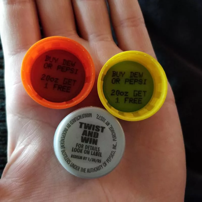 winning bottle caps