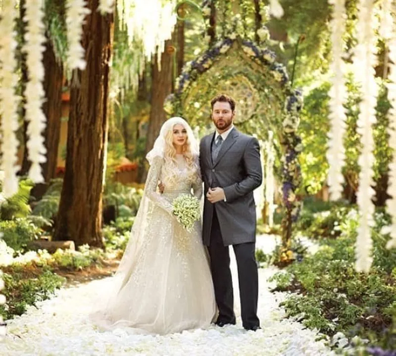 Sean Parker and Alexandra Lenas wedding