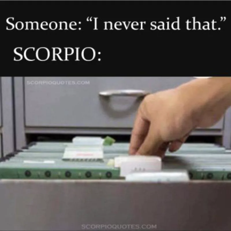 Scorpio meme