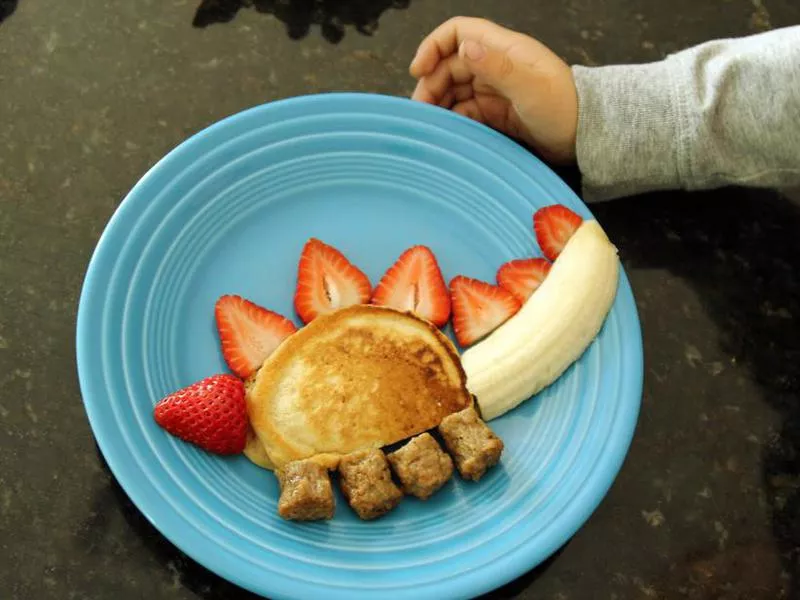 stegosaurus pancakes