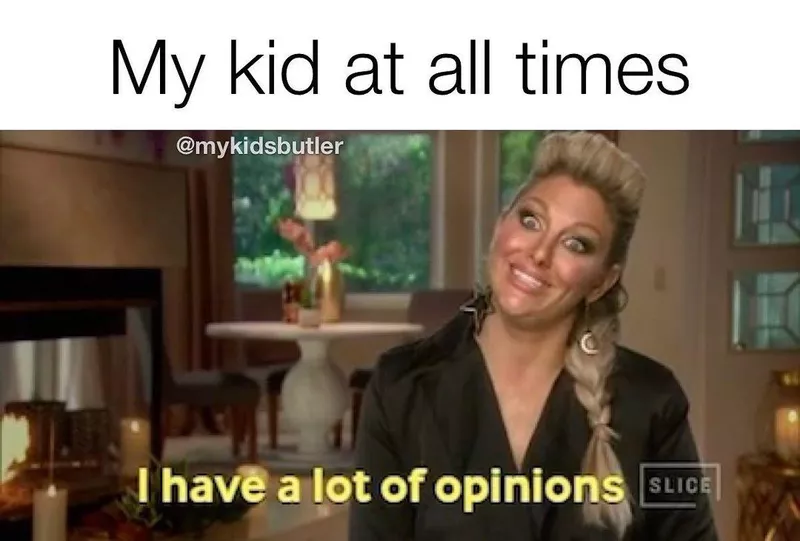 Kid opinions