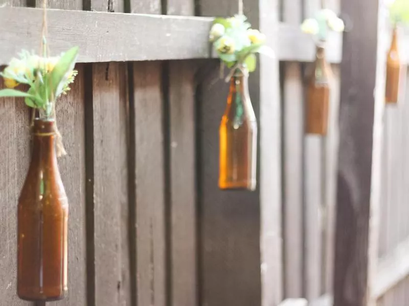 Decorated fence