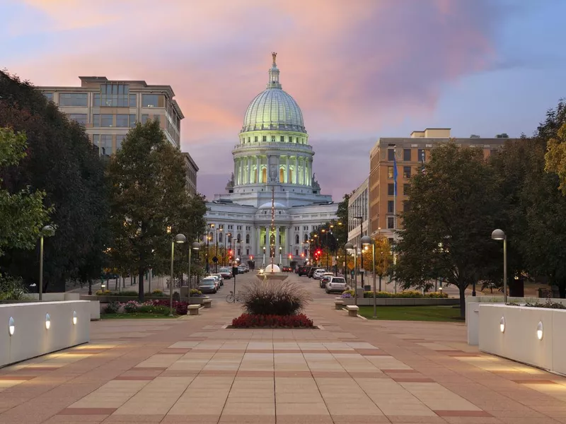 State capitol building, Madison.