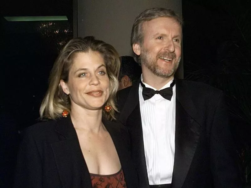 James Cameron & Linda Hamilton