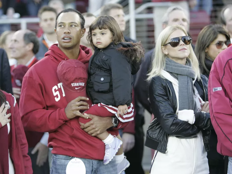 Tiger Woods, Sam Woods, Elin Nordegren