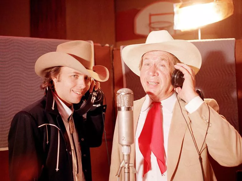 Dwight Yoakam and Buck Owens