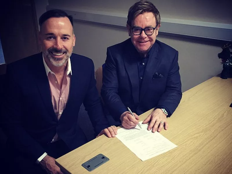 Sir Elton John and David Furnish