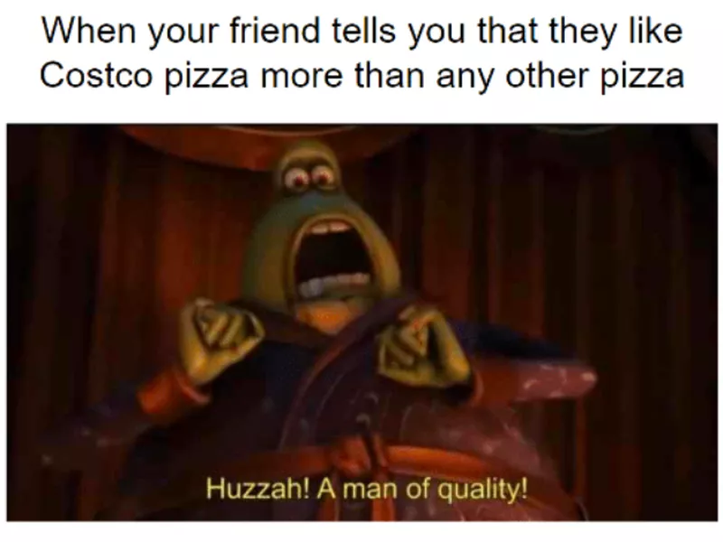 Costco Pizza meme