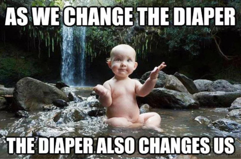 Hilarious diaper meme