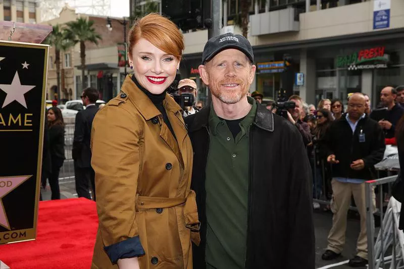 Bryce Dallas Howard and Ron Howard