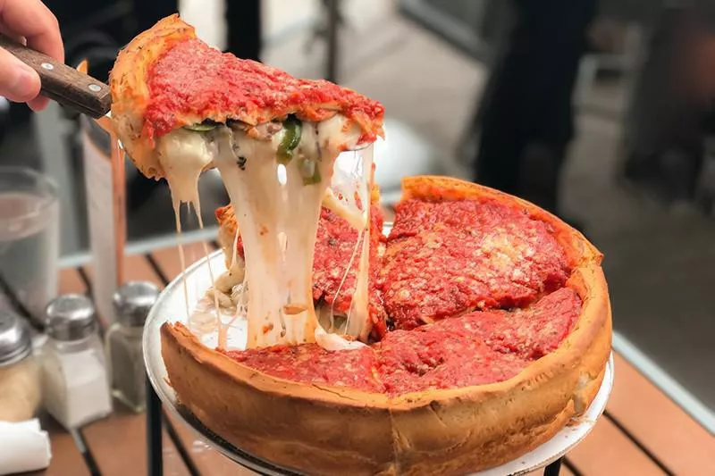 Deep-Dish Pizza