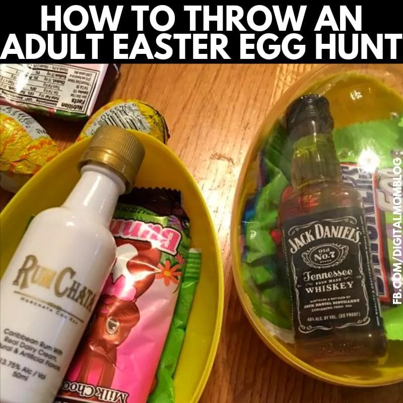 Adult Easter egg hunt