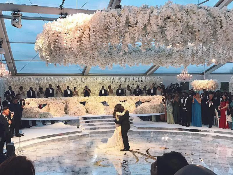 Folarin Alakija and Nazanin Jafarian Ghaissarifar wedding