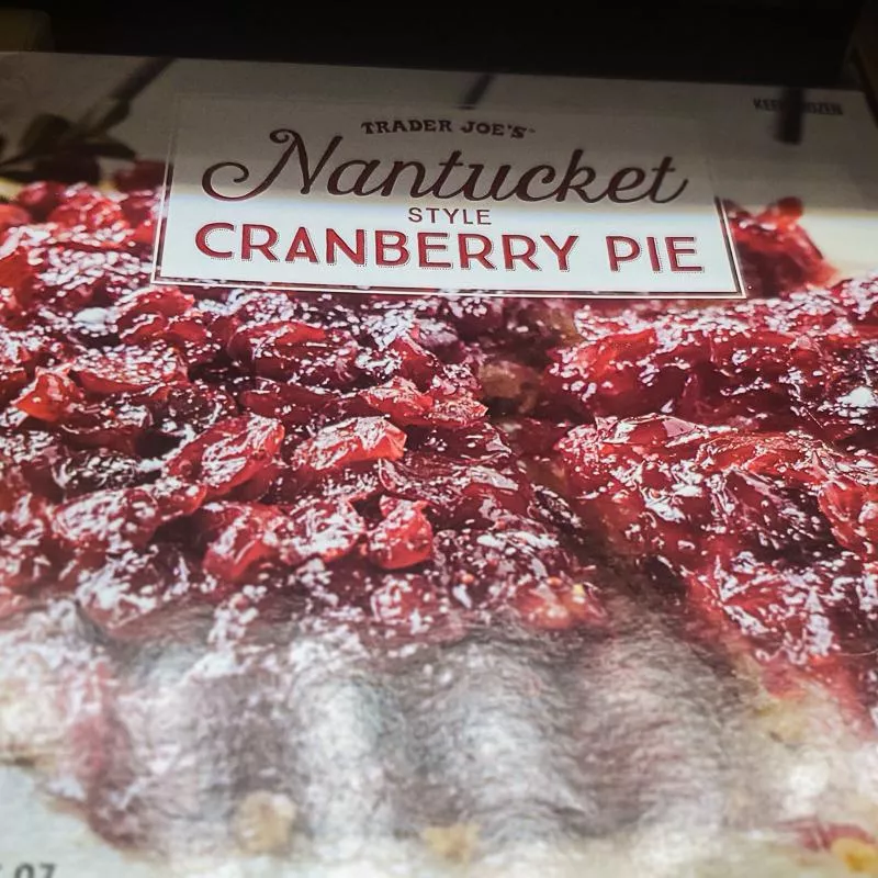 Nantucket Style Cranberry Pie