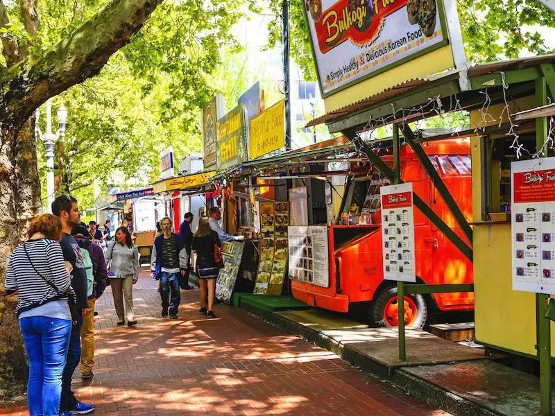 Portland, Oregon food trucks