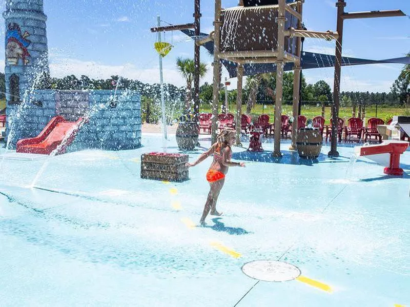 Piratesville splash pad