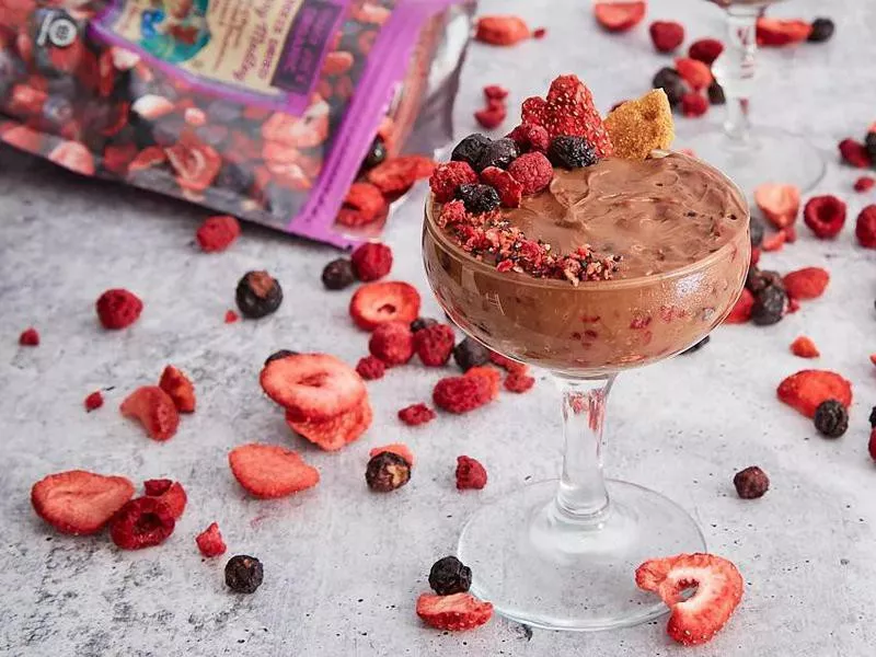 Fruity Chocolate Pudding