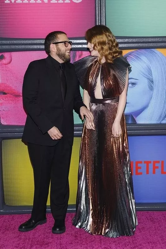 Jonah Hill and Emma Stone