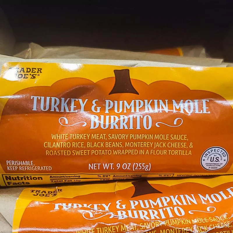 Turkey & Pumpkin Mole Burrito