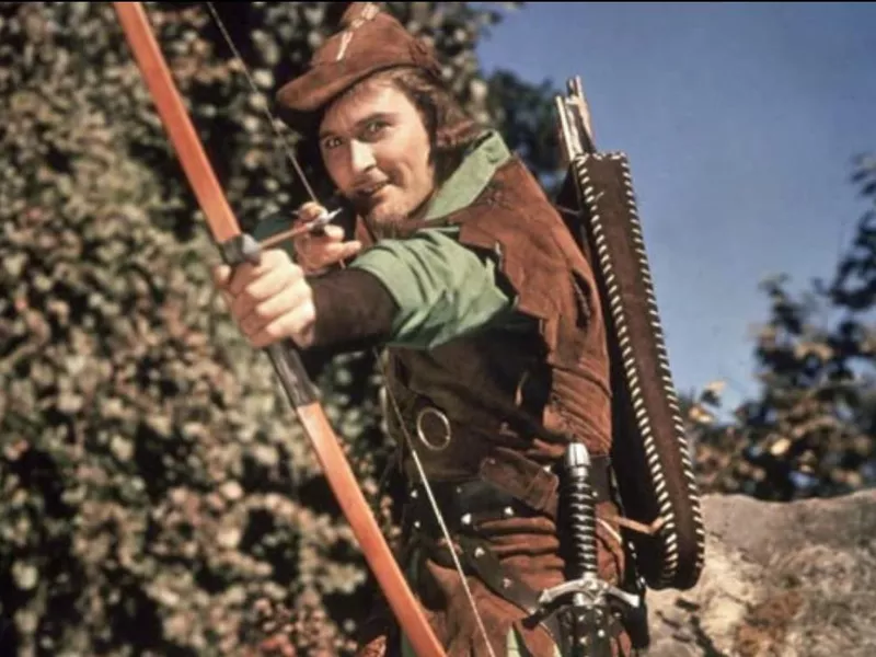 Errol Flynn as Robin Hood