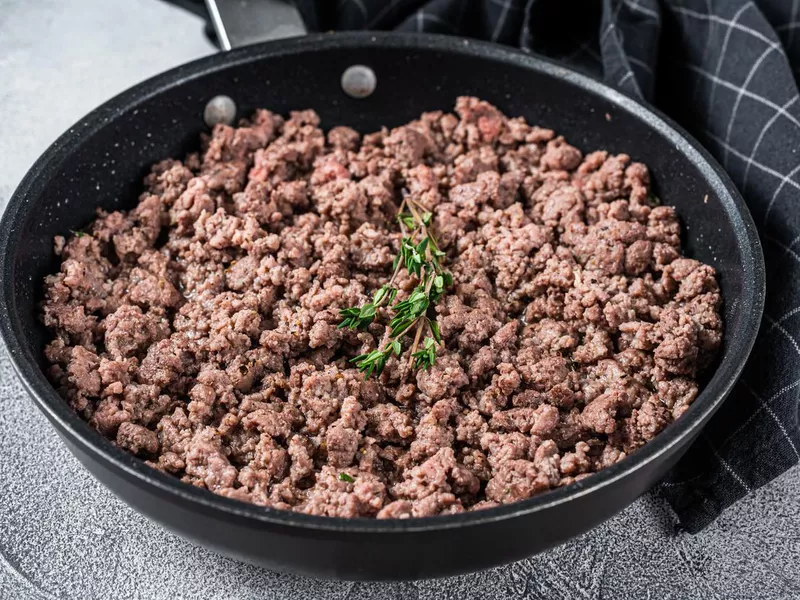 Fried Ground Beef