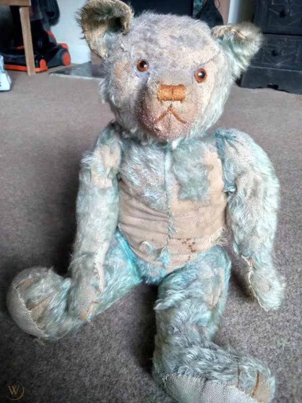 Teal Blue English Farnell Teddy Bear