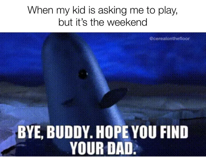 Bye, Buddy. Hope you find your dad