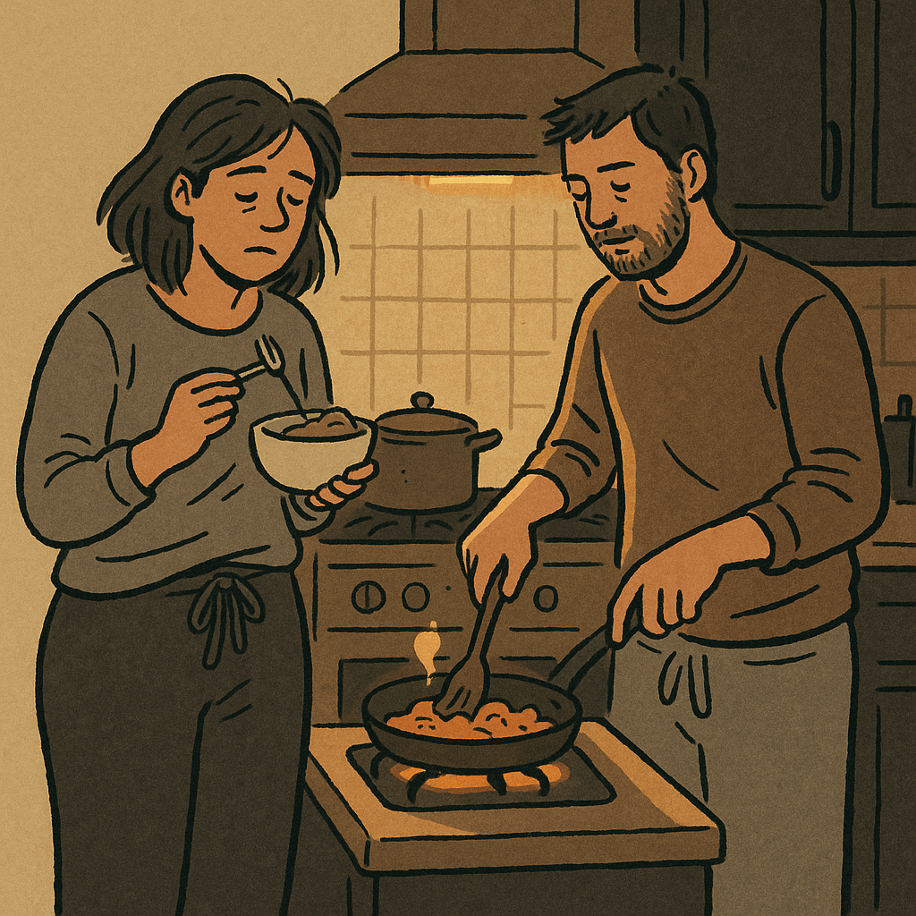 Move dinner earlier by 45 minutes, then stop negotiating it