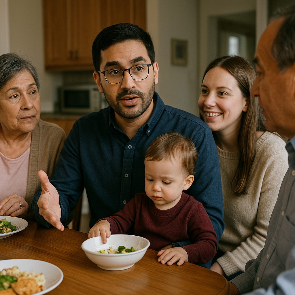 The language switch changes who looks like the expert