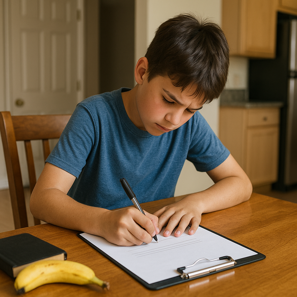 Let them own a low-stakes mistake at school