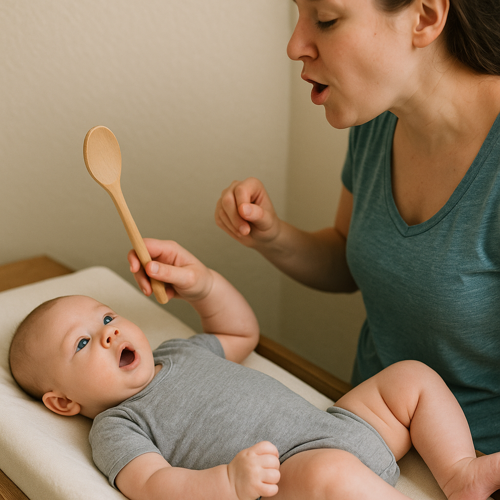 The spoon tap that turns a rhyme into a timing signal