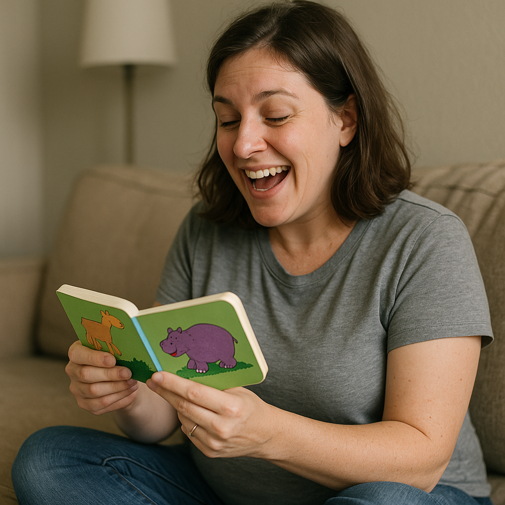 Read one short book out loud, but keep the mistakes