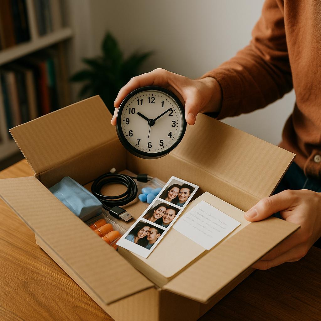Mail them a time-zone survival kit