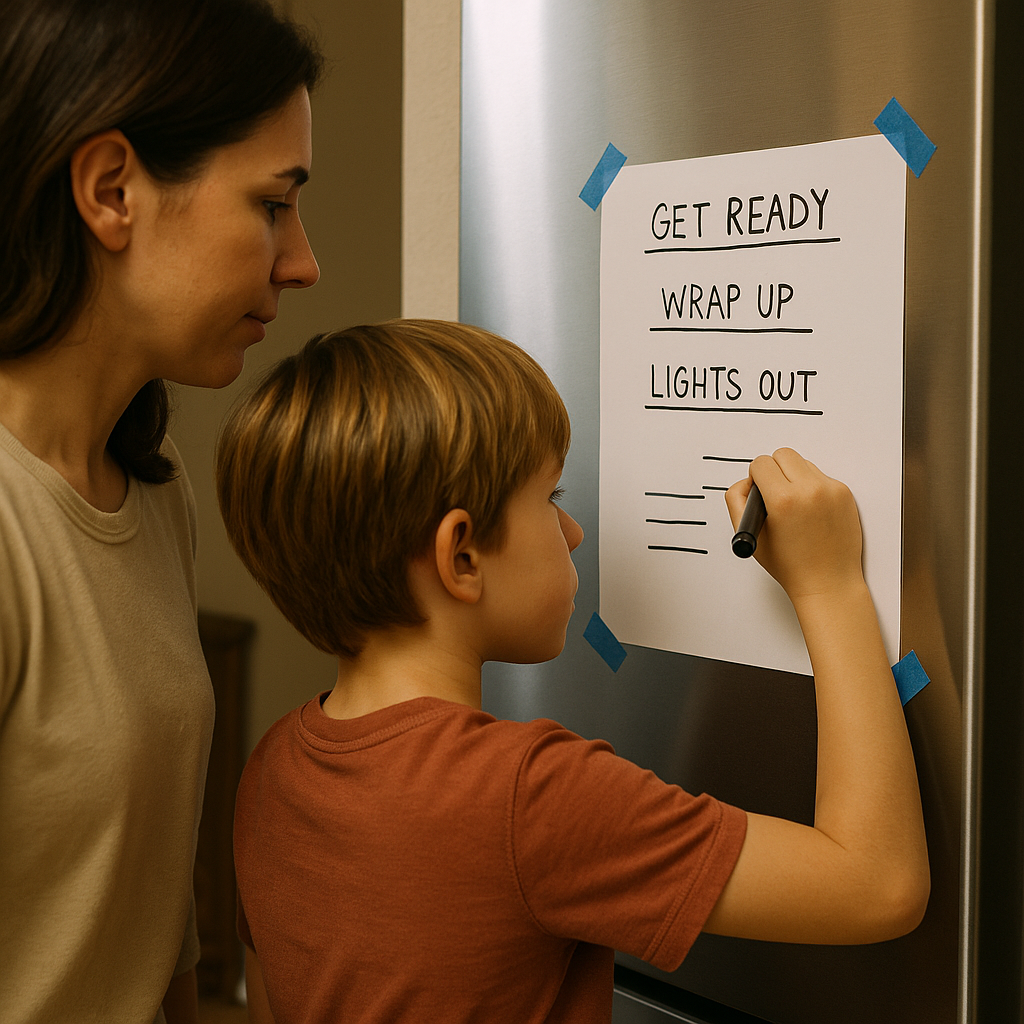 Let them write the “routine menu,” not the rules