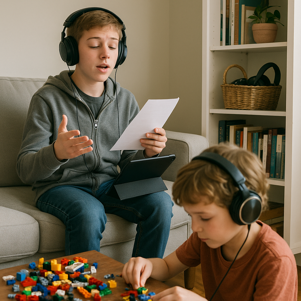 The headphones-on rule that doesn't become a fight