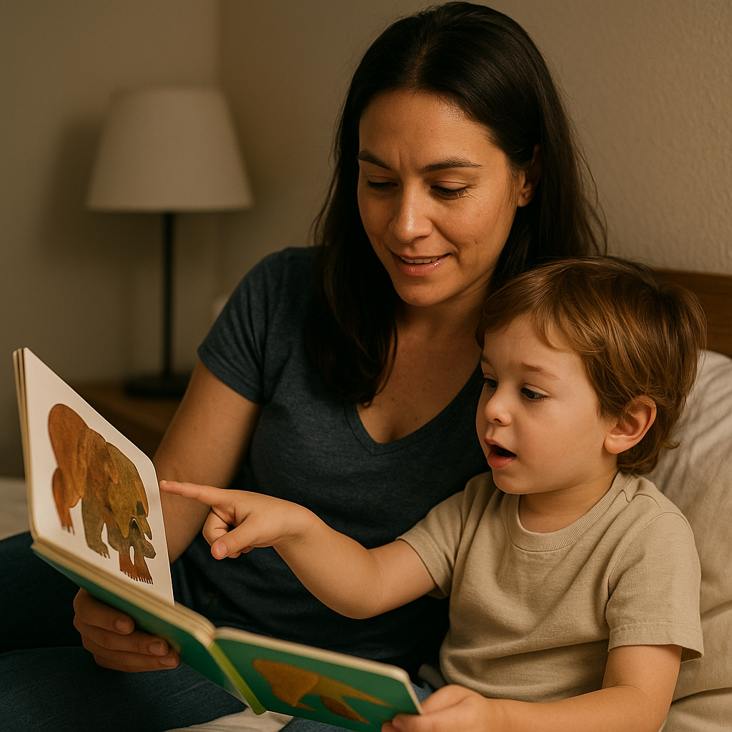 Bedtime books with a built-in swap rule