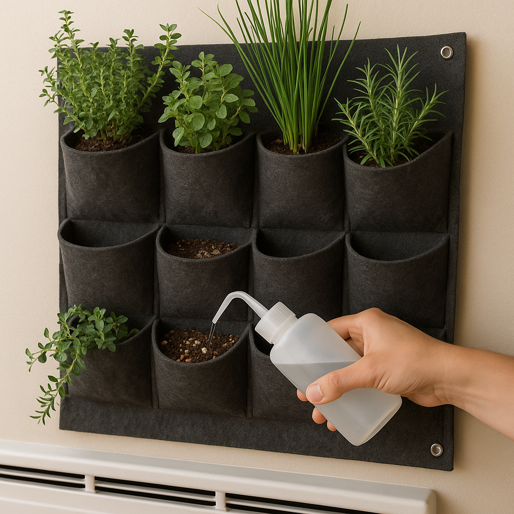 The felt-pocket wall that stops root rot